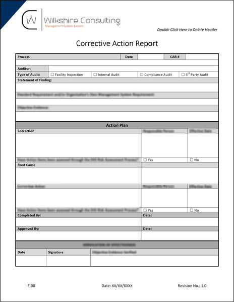 45001:2018 Occupational Health and Safety Documentation Template Package