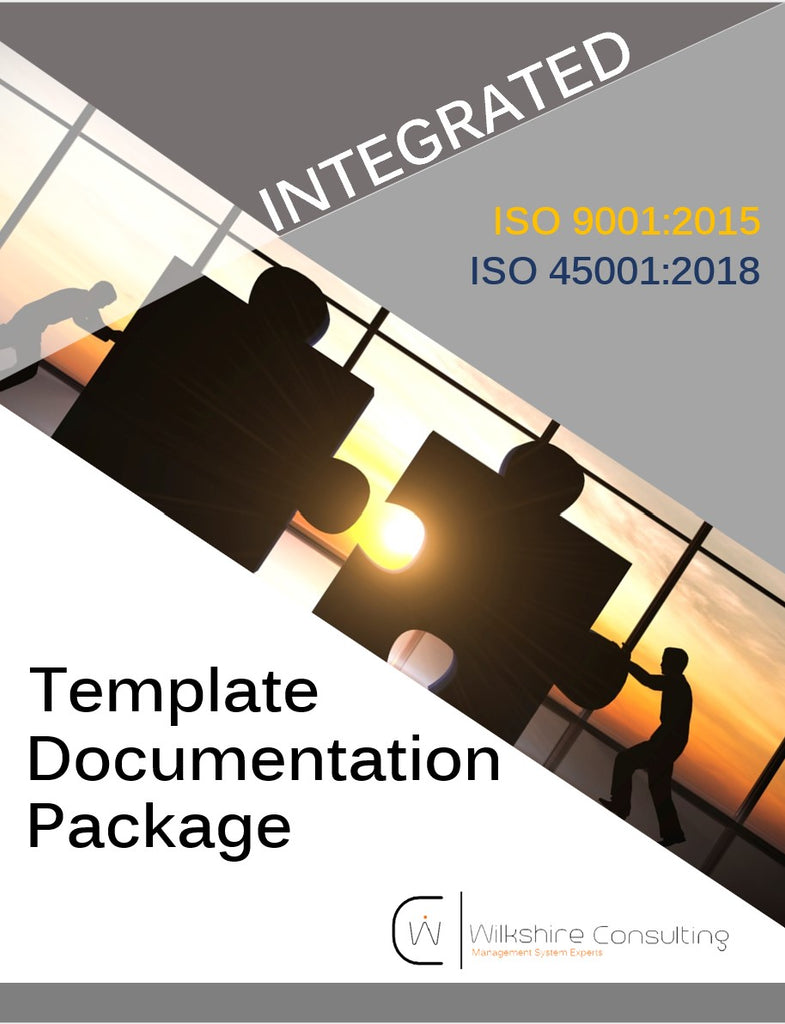ISO 9001 | 45001:2018 MS Integrated Documentation Template Package