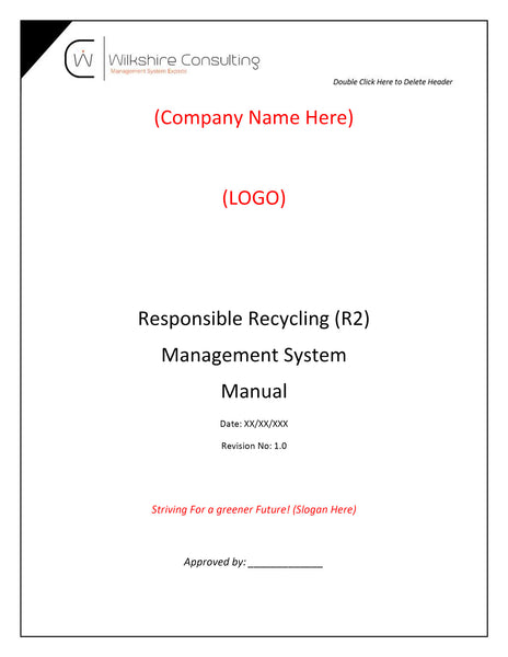 R2v3 Responsible Recycling Documentation Template Package